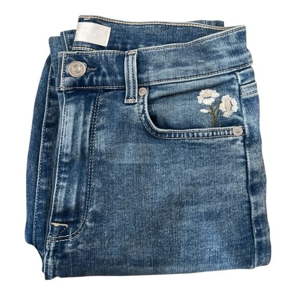 7 For All Mankind Silver Label High-Waisted Ankle Skinny in Santana Size 26 - Picture 3 of 8